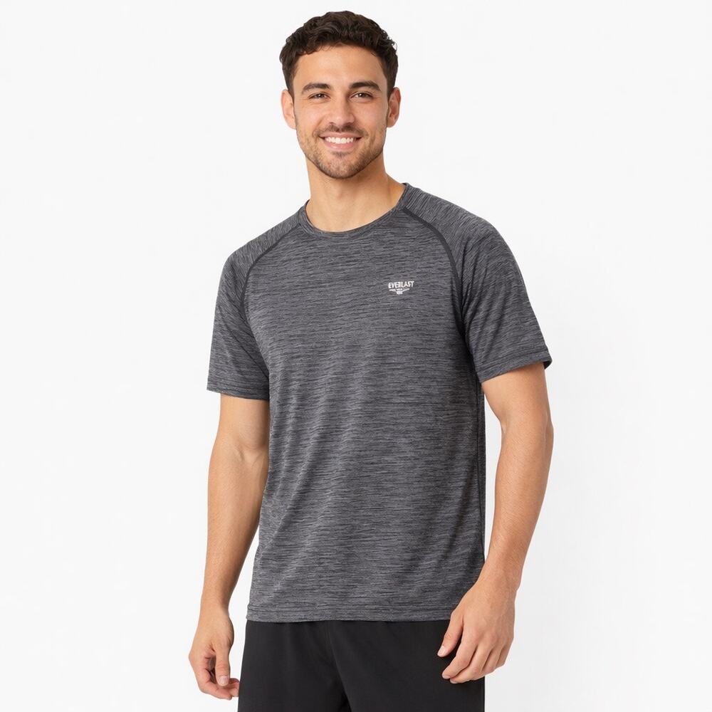NWT Everlast Seamless Performance Tee Gray XL Slim Fit